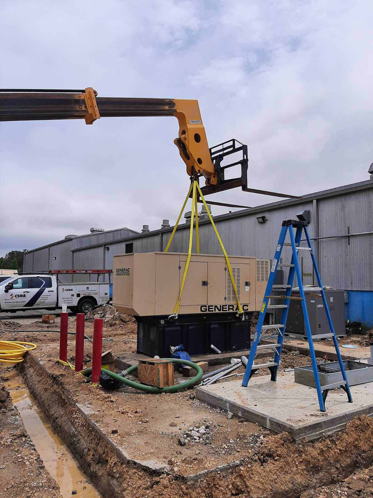 Commercial Generator Installation CS Mechanical Co by Spartan Electric in Northern Alabama